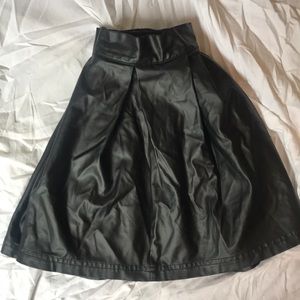 Nasty Gal Faux Leather Skirt